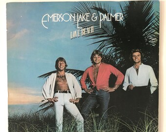 Emerson Lake &Palmer LOVE BEACH 1978 Vinyl Excellent!