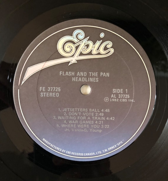 80s Flash and the Pan HEADLINES LP Excellent Condition! - Etsy