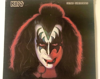 KISS —gene Simmons 70's Rock Vinyl Excellent! - Etsy