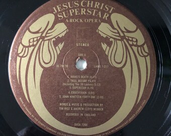 70's Jesus Christ Superstar Includes Rock Opera Play Book Andrew