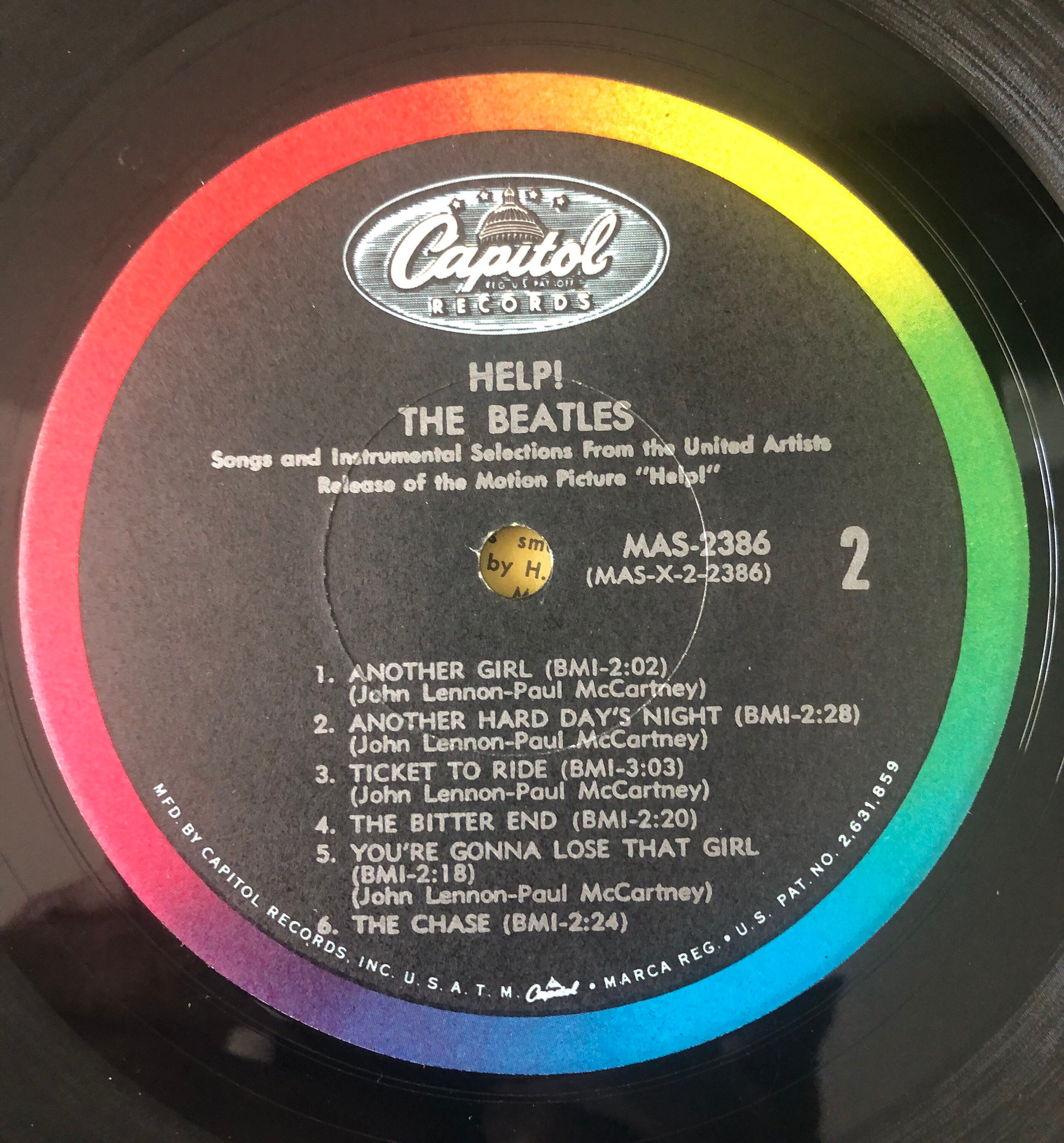 The Beatles HELP! Original Motion Picture MAS-2386