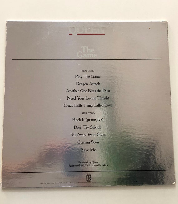 80s QUEEN the Game Vinyl Excellent! - Etsy