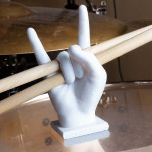 Drumstick Display Showstand Rock Hand für z.B. personalisierte Drumsticks 3D Druck Bild 7