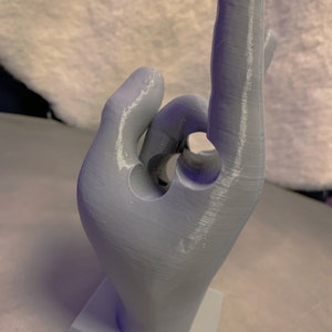 Présentoir de baguettes Rock Hand pour par exemple des baguettes personnalisées impression 3D image 9