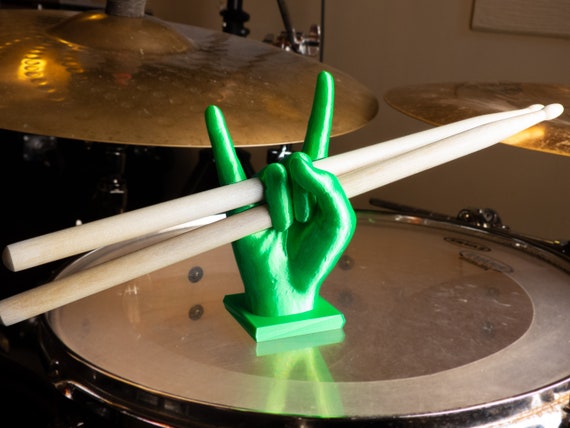 3D Drum Sticks Charm - Two Individual Sticks on Ring 3D Drum Sticks Charm - Two Individual Sticks on Ring