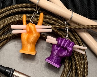 Porte-clés main baguette « Faust » ou « Rock Hand » – Impression 3D