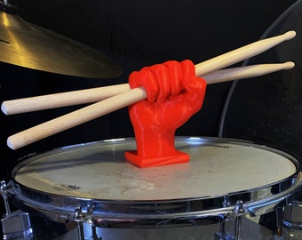 Drumstick display “Faust” – NEW DESIGN 2024 – Showstand holder for e.g. personalized drumsticks – 3D printing