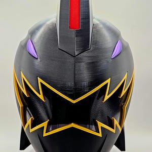 Power Rangers Dino Thunder Black Ranger Helmet Wearable Assemble Brachiozord Sentai Jason David Frank Collectors Item Gift for Him Comic Con