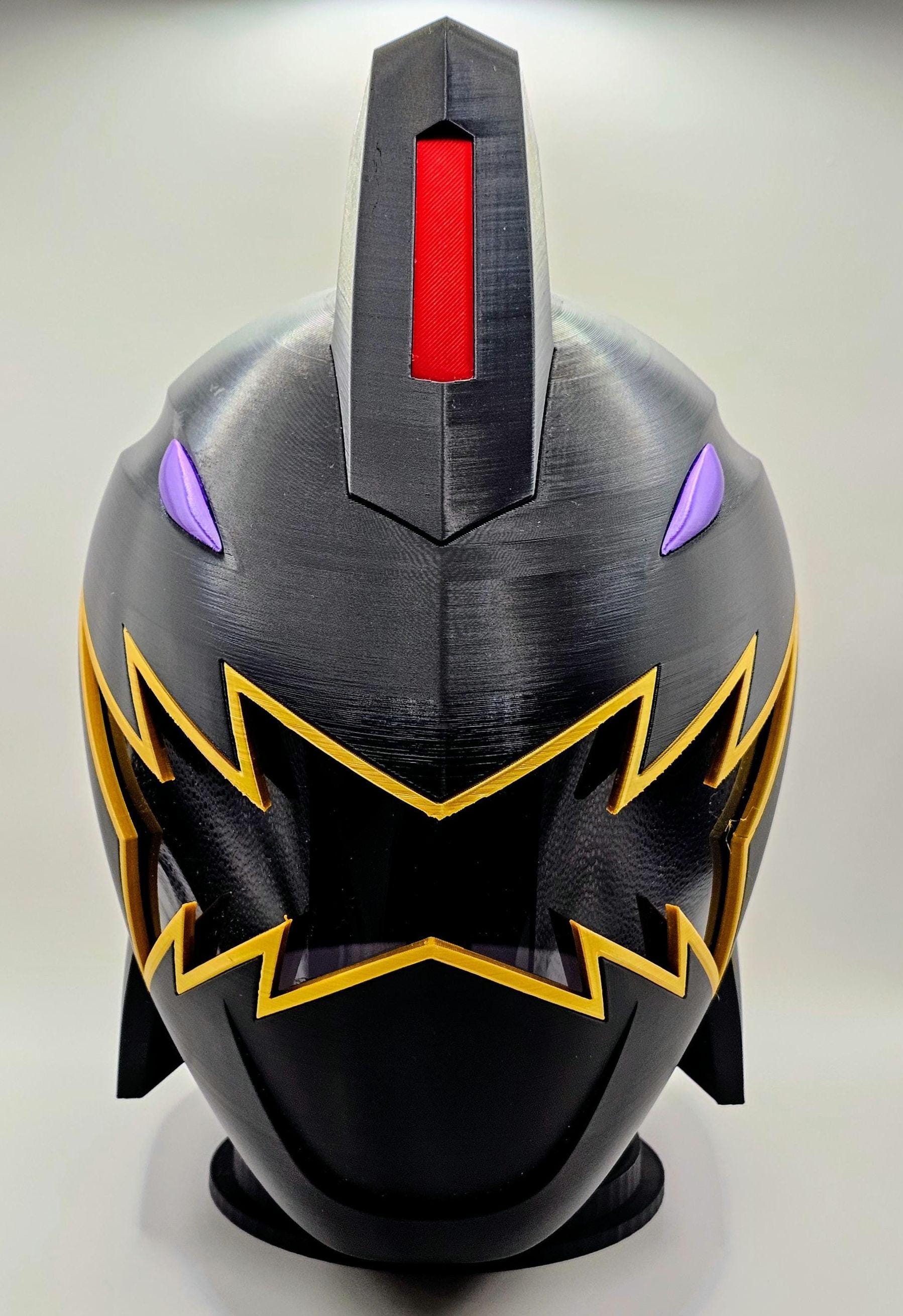 Power Rangers Dino Thunder Black Ranger Helmet Wearable Assemble