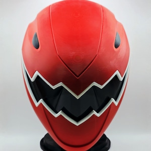 Power Rangers Dino Thunder Red Ranger Helmet Wearable Assembled Tyranno Zord Sentai Connor McKnight Gift for Him Collector&#39;s Item Comic Con