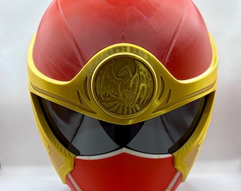 Ninja Storm Red Ranger S hane Clarke Helm Power Rangers Wearable MMPR Red Wind Ranger Sentai Sammlerstück Comic Con