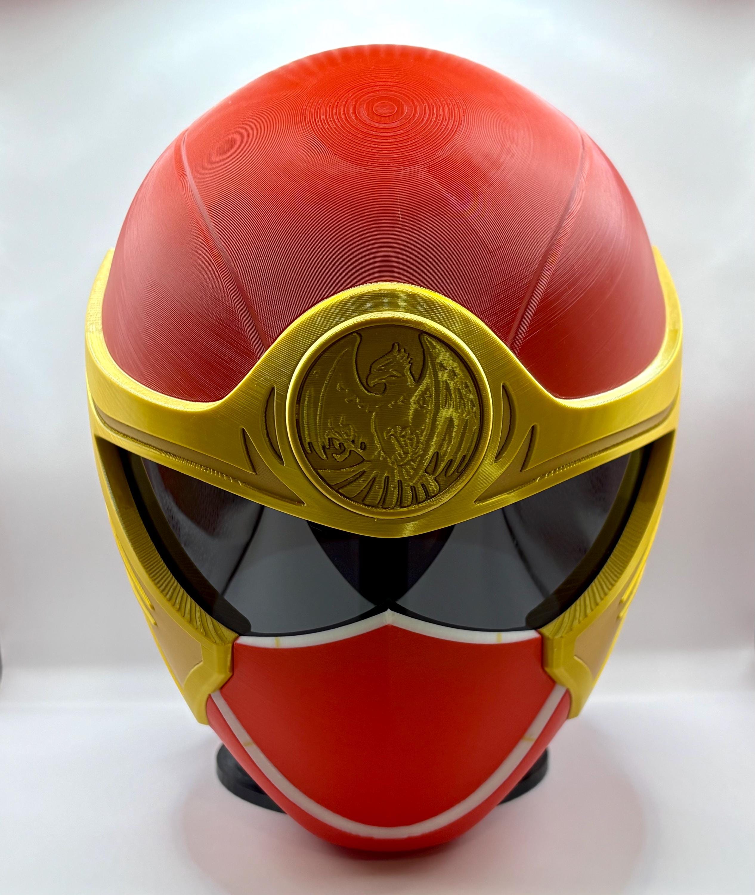 レッドサンダー(RR) Ninja Storm Red Ranger S Hane Clarke Helmet Power Rangers Wearable