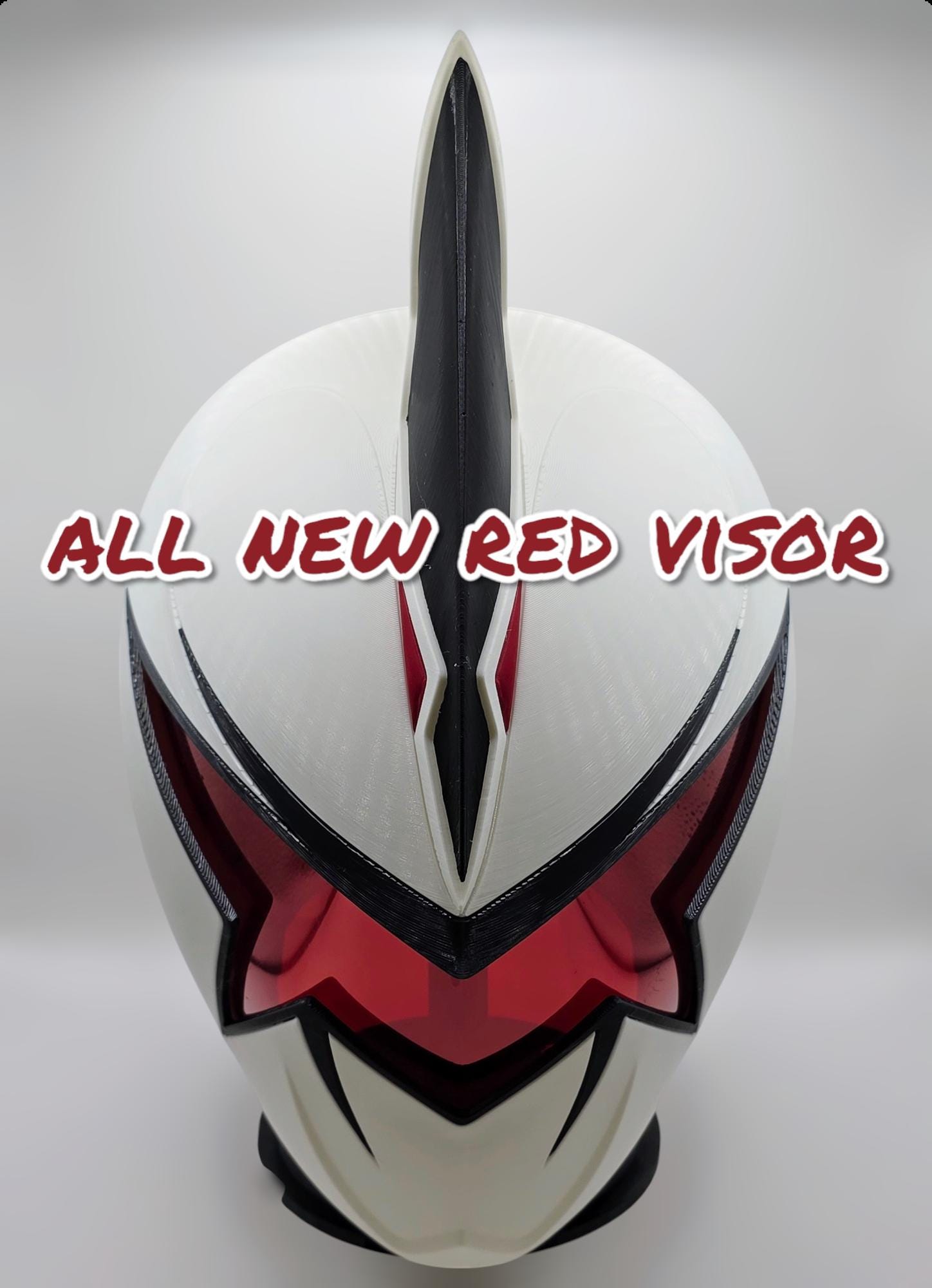 Power Rangers Dino Thunder White Ranger Wearable Assembled Helmet