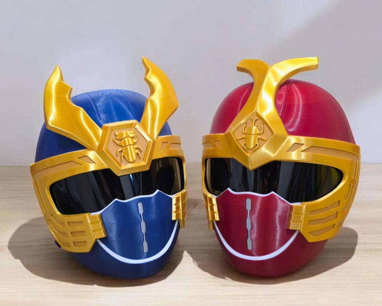Navy Thunder Ranger Blake Bradley Helmet Power Rangers Ninja Storm