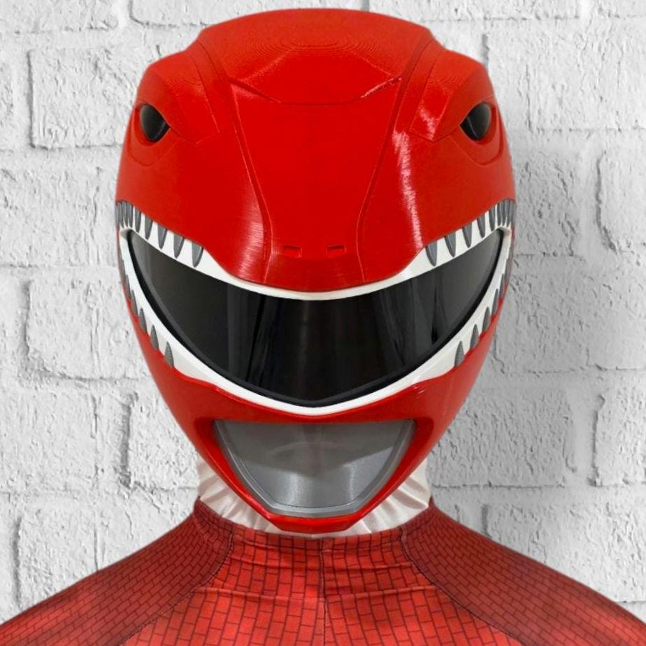 Power Rangers Mighty Morphin – Casco Replica Ranger Rosa Con Supporto Espositore – Hasbro - 2