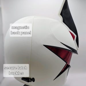 Power Rangers Dino Thunder White Ranger Wearable Assembled Helmet Super ...