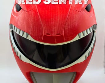 Red Ranger Sentry Helm Mighty Morphin Power Rangers MMPR Tyrannosaurus Cosplay Geschenk Sammlerstück Austin St John Con Boom Comics Drakkon