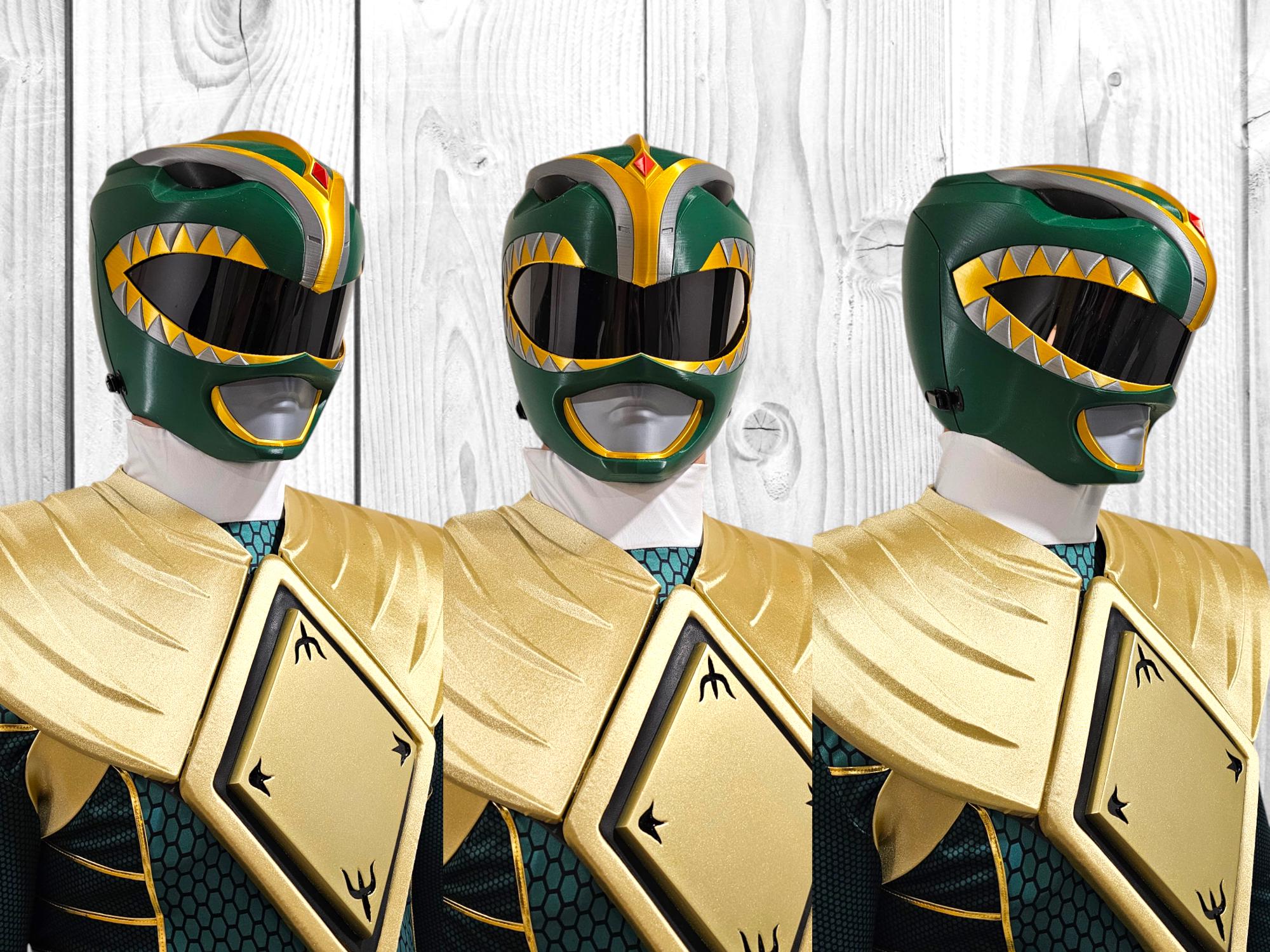 グリーンレンジャーヘルメット V2 マイティ・モーフィン パワー