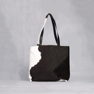 Bolso de hombro de piel de vaca auténtica - Bolso de mano de piel de vaca estilo western - Bolso de mano con pelo de vaca - Bolso de mano de piel de vaca natural - Bolso de mano para mujer