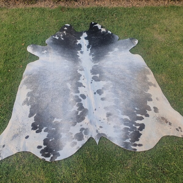 Cowhide Ottoman Etsy