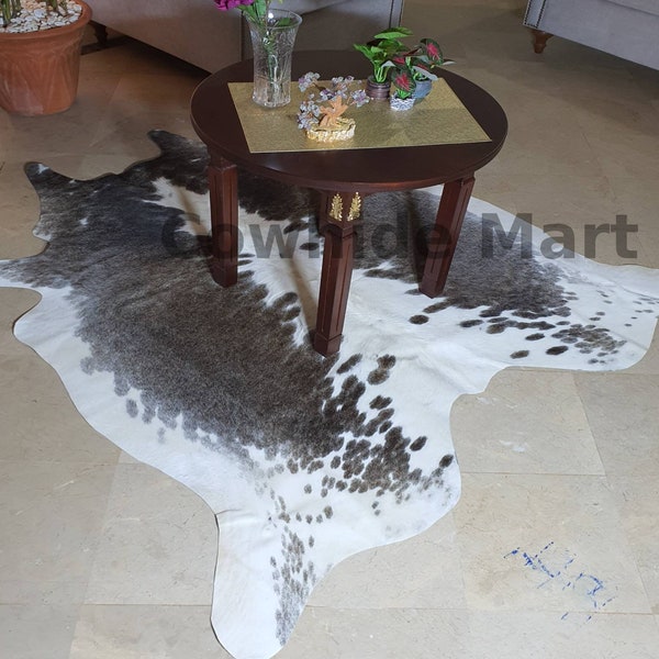 White Cowhide Rug Etsy