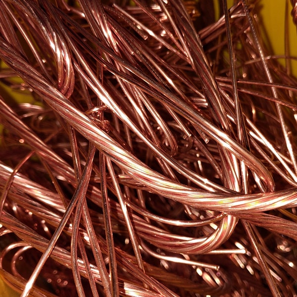 1 Pound Bare bright copper - Recovered materials - Recycled copper
