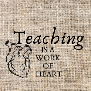 Teaching is a Work of Heart svg, Science Teacher svg, Science svg, Anatomy svg
