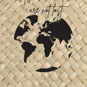 Travel Svg Not All Who Wander Are Lost World