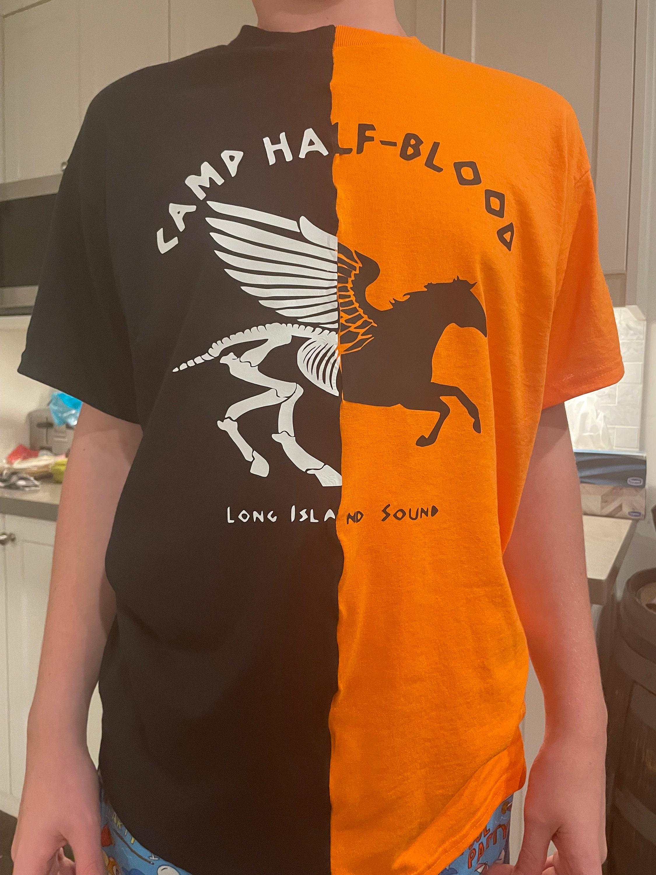 camp half blood T-Shirt for men Adult Unisex shirt Medium Black