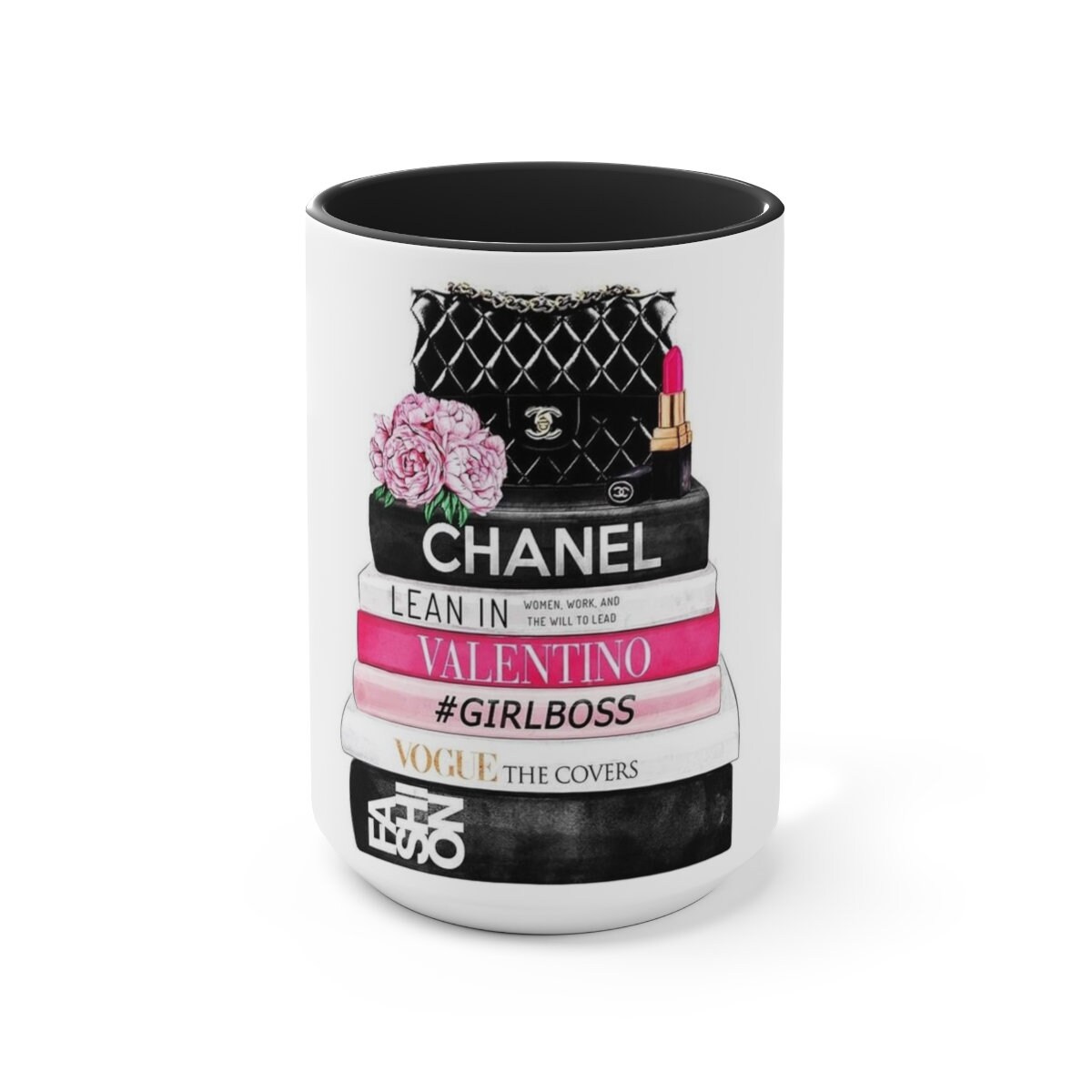 Chanel Coffee Cup - Etsy Chanel Coffee Cup - Etsy