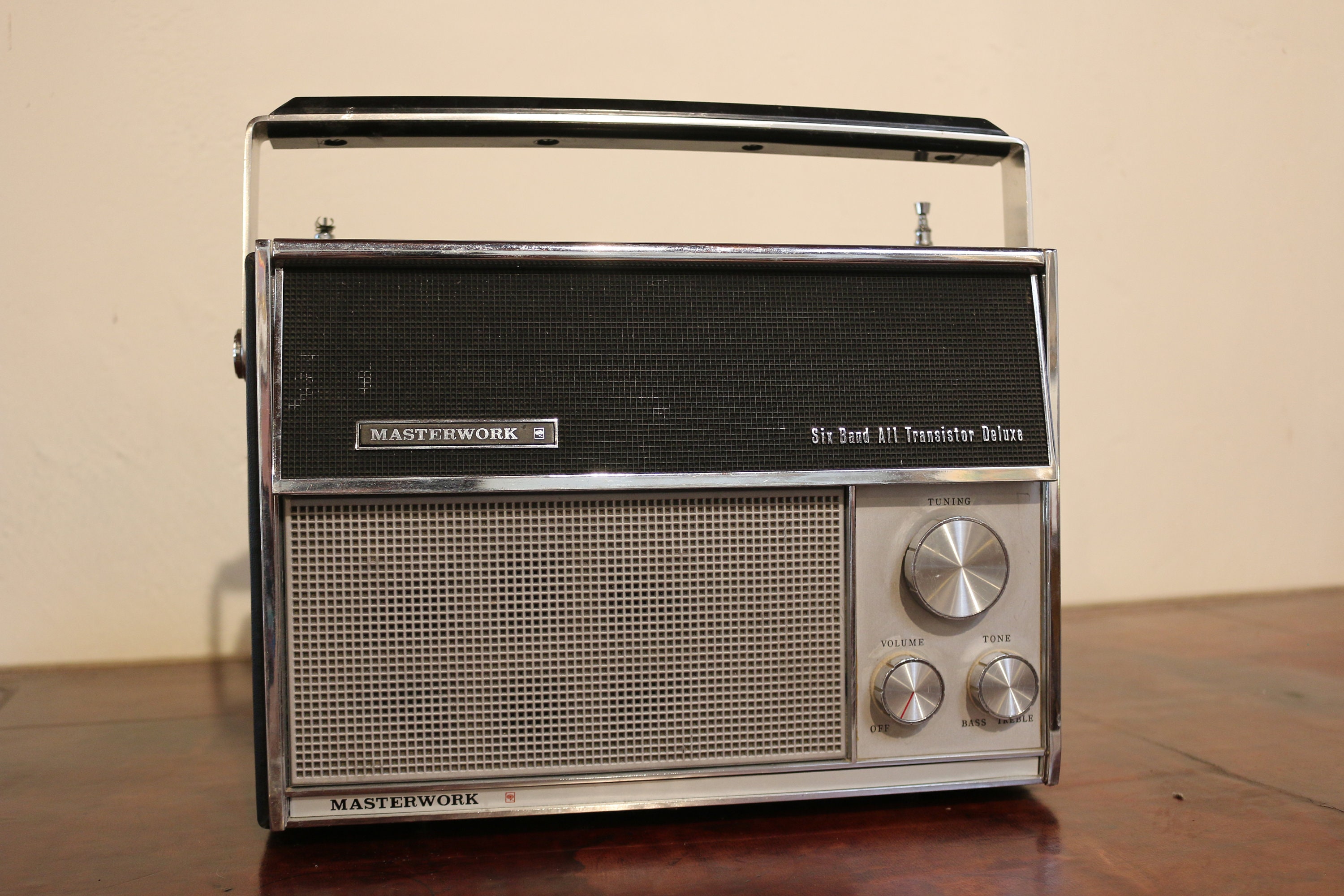 ギター ABC antiques Radio 1969 Masterworks M-2920 Six Band All Transitor World Wide