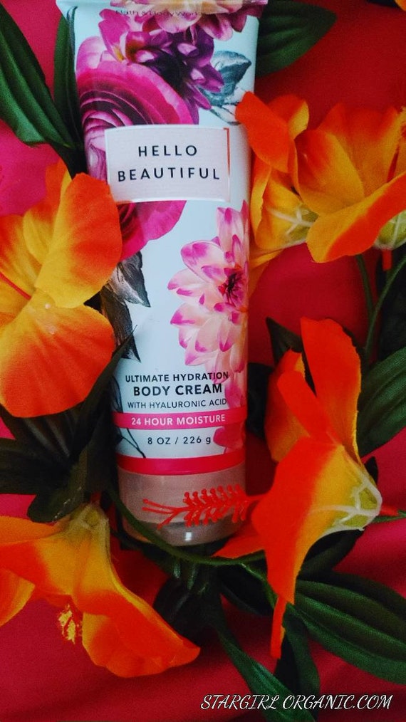 Bath and Body Works Hello Beautiful Body Cream 8oz Etsy