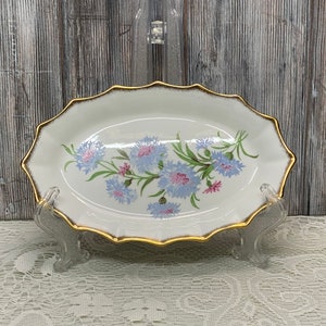 Vintage Butter Dish Salisbury Cornflower