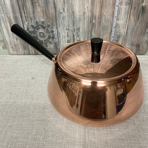 Copper Fondue Pot Etsy