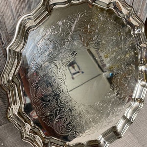 Vintage Regency Plate Birks Serving Tray