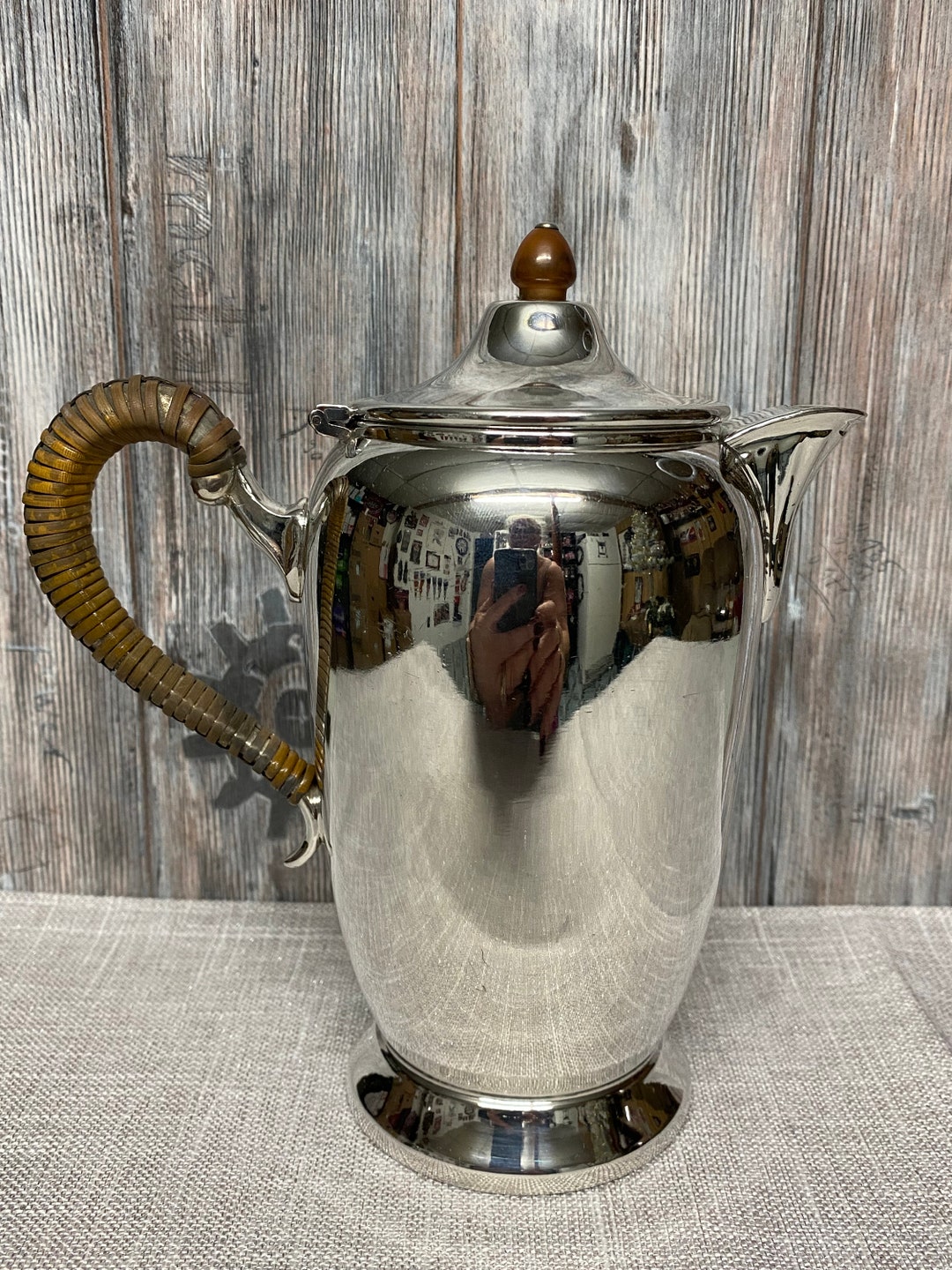 Vintage Victorian Silver Plate Teapot Etsy