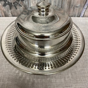 Vintage Silver Butter Dish