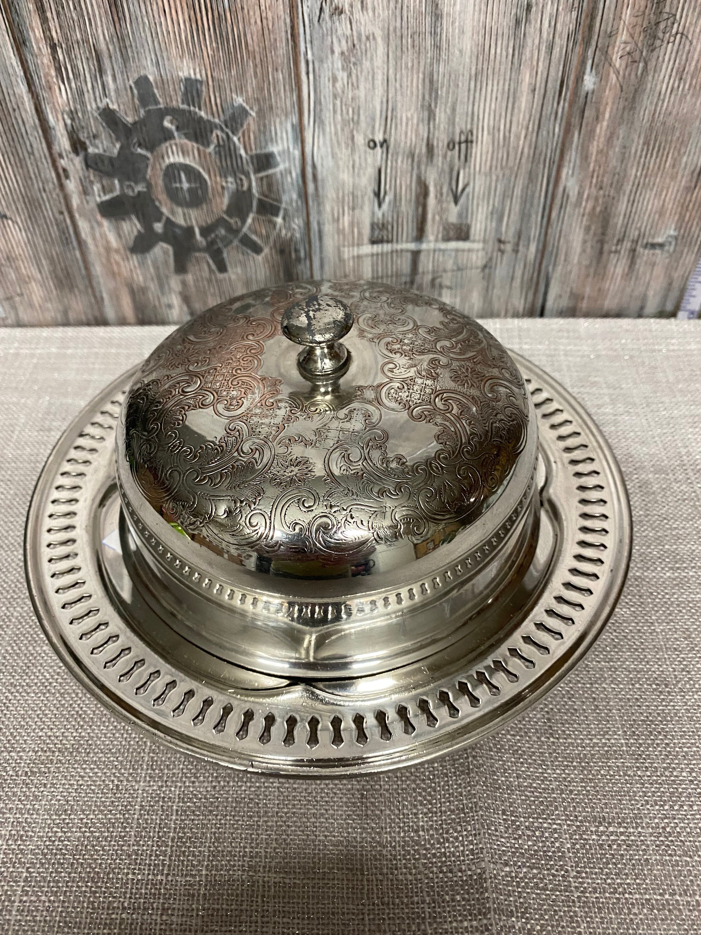 Viking Plate Silver Butter Dish - Etsy Viking Plate Silver Butter Dish - Etsy