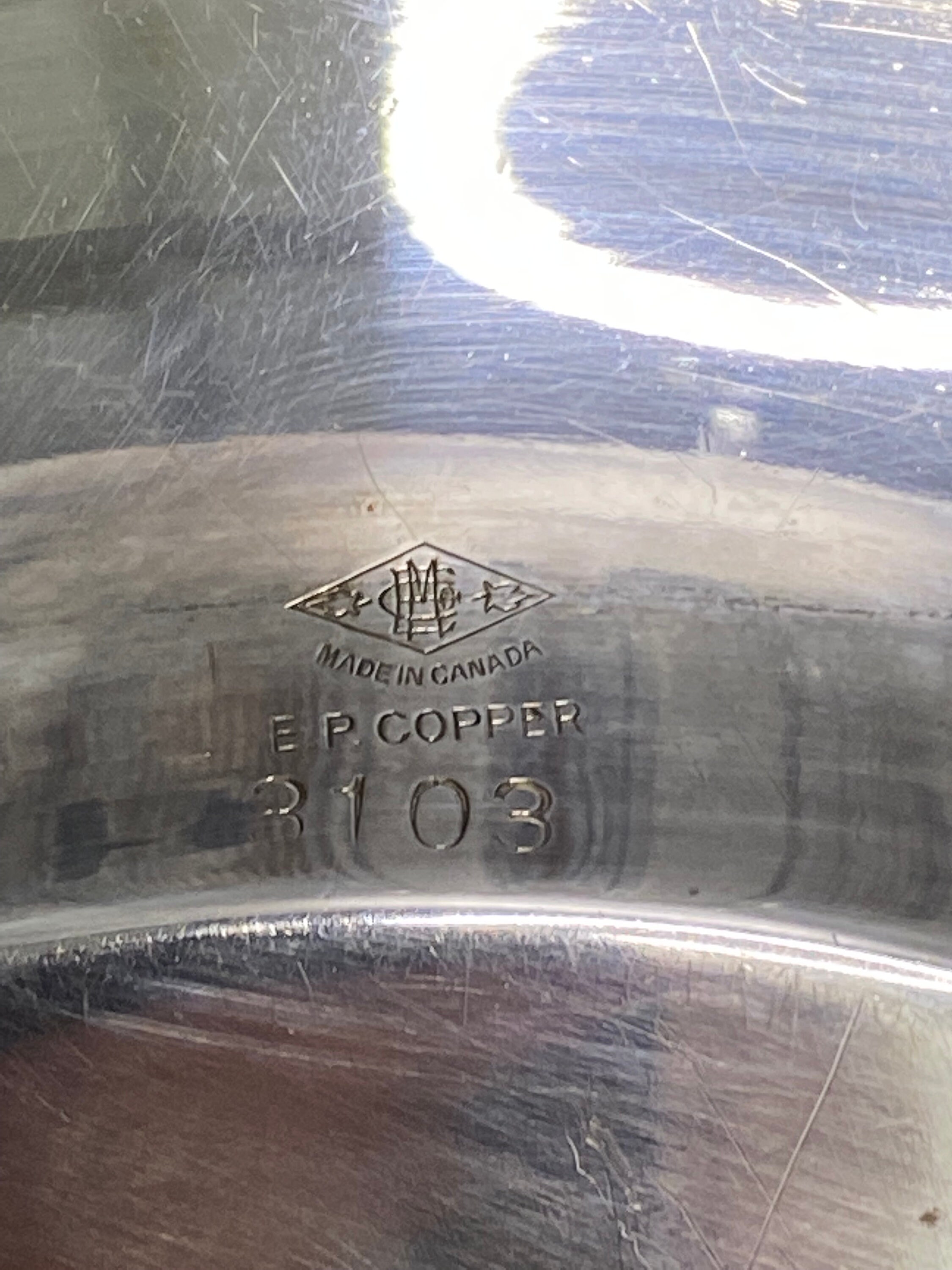 Antique Vintage Victorian Plate E.P. Copper - Etsy