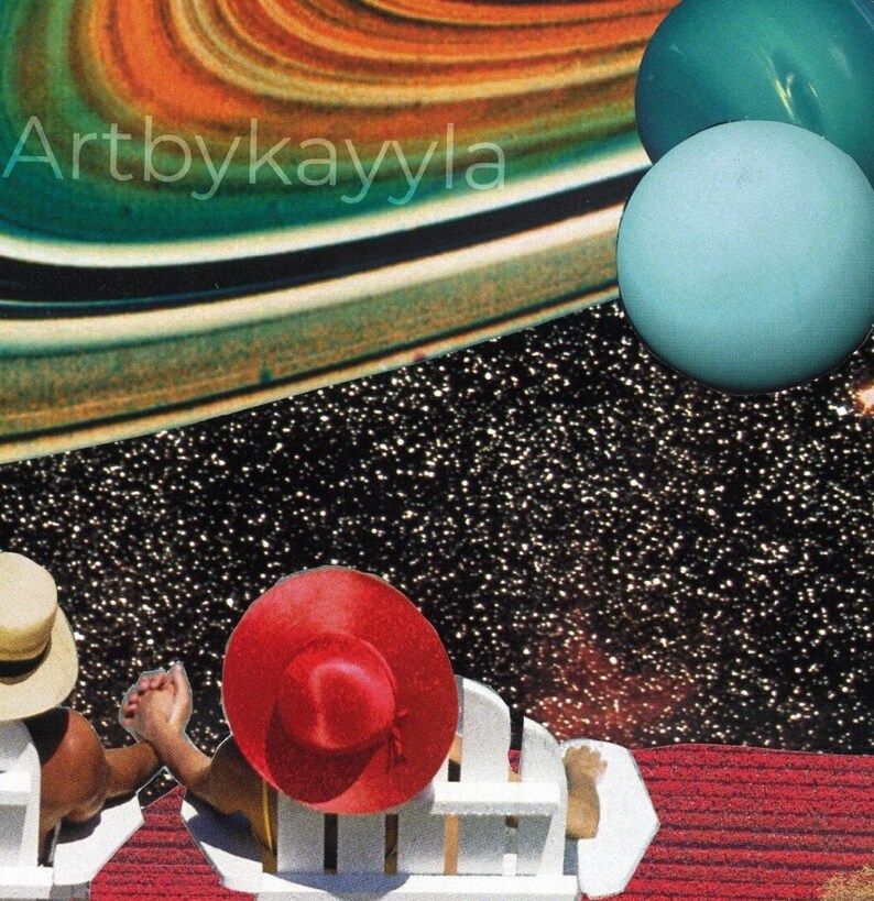 Vintage Collage Art Print Surreal Art Wall Art Dorm Art Gift Idea - Etsy