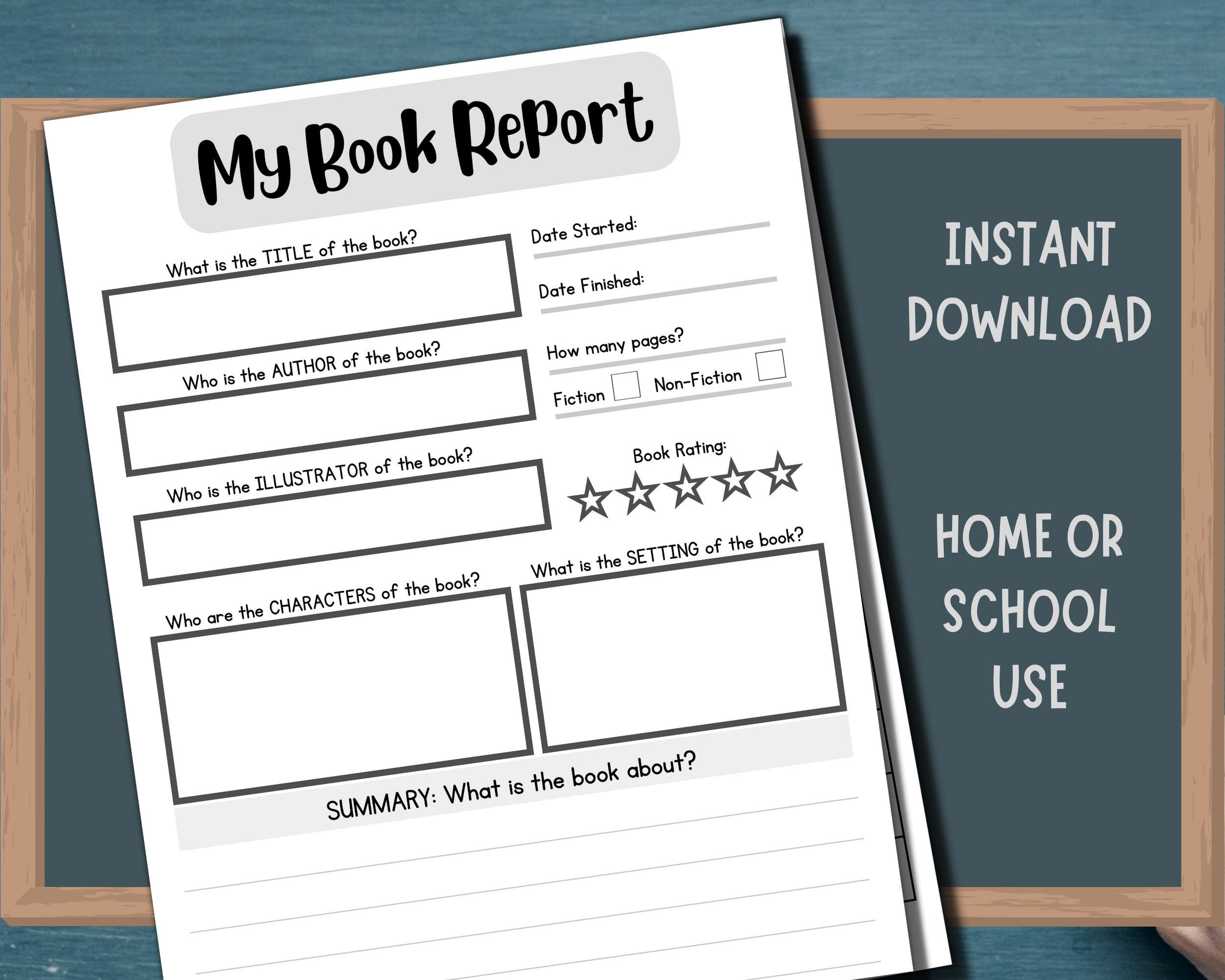 How To Make A Book Report For Kids How To Make A Book Report For Kids