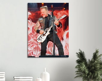 James Hetfield Pittura digitale