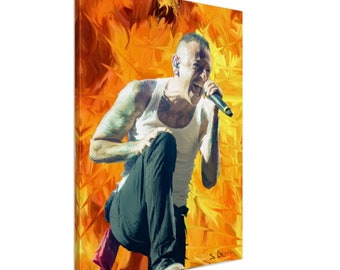 Pittura digitale di Chester Bennington (Linkin Park) (Kristina Servant, CC BY 2.0)
