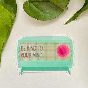 Retro Inspired Radio Sticker