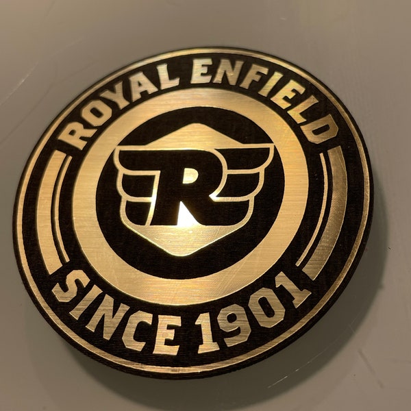 Royal Enfield Emblem Batch Button - sehr edel