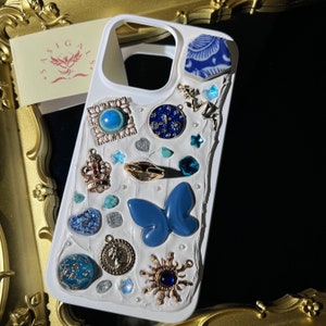 Royal Blue Dominate Mosaic Stones Phone Case For All Brand