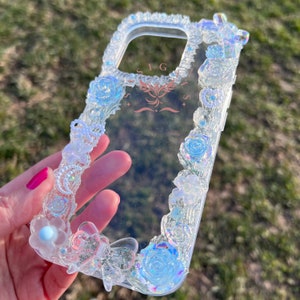 Simple Rose Jelly Decoden Phone Case For All Brand