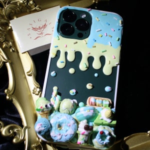 Matcha Dessert Inspired Decoden Phone Case For All Brand