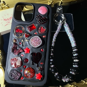 Red Goth Shell Mosaic Phone Case For All Brand