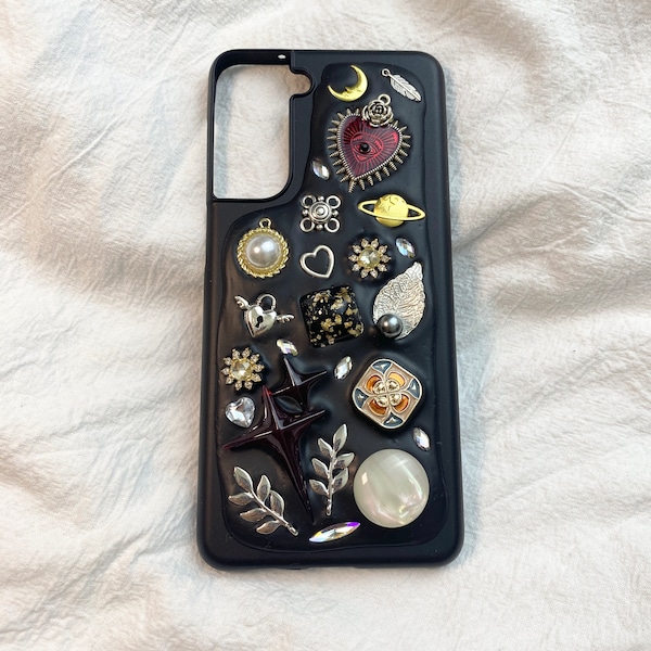 Star and Moon Mosaic Phone Case For All Brand